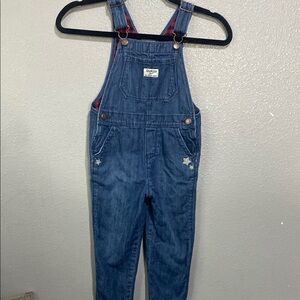 OshKosh B'gosh Classic Blue Overalls Girls size 5T